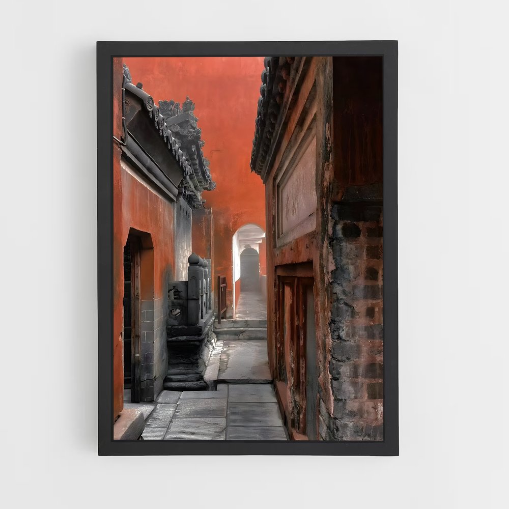 Poster Allée de Pingzhou – affiche Kung Fu (vue 2)